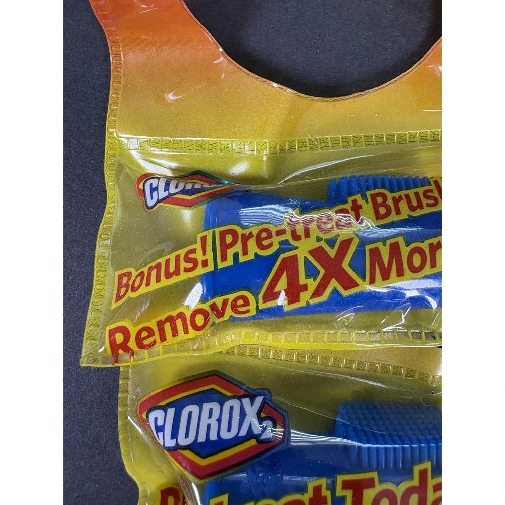 Vintage Clorox2 Pre-Treat Brush Lot Of 2 NOS Laundry Stain Remover Applicators